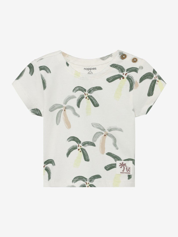 Camiseta m/c AOP Egret Palmeras - Olokuti
