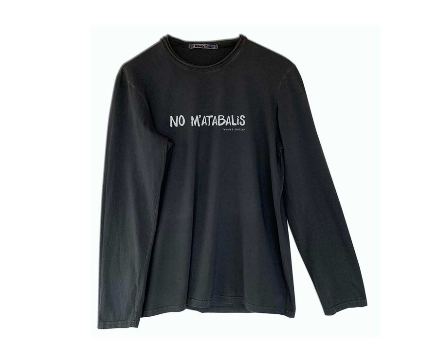 Camiseta m/l No m´atabalis Grafito - Olokuti
