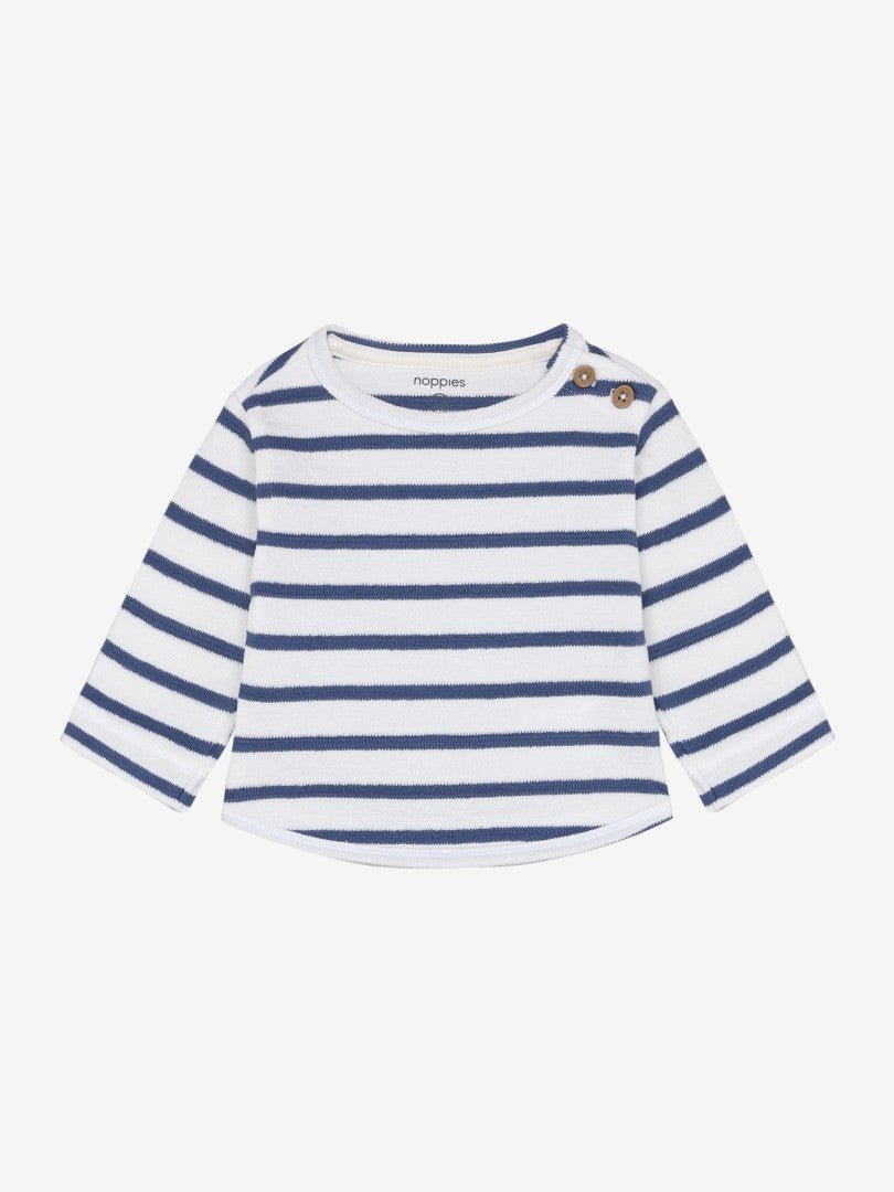 Camiseta m/l Rayas Gray Blue - Olokuti