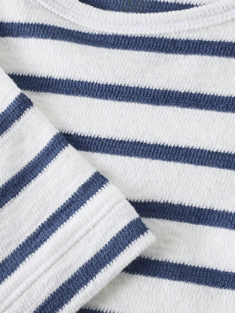 Camiseta m/l Rayas Gray Blue - Olokuti
