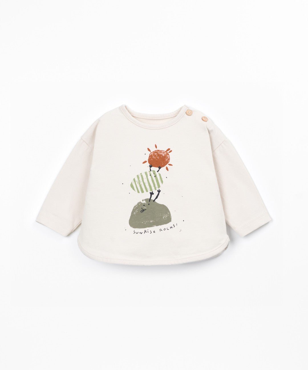 Camiseta m/l Sketches Sunrise Rocks - Olokuti