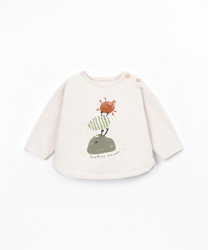Camiseta m/l Sketches Sunrise Rocks - Olokuti