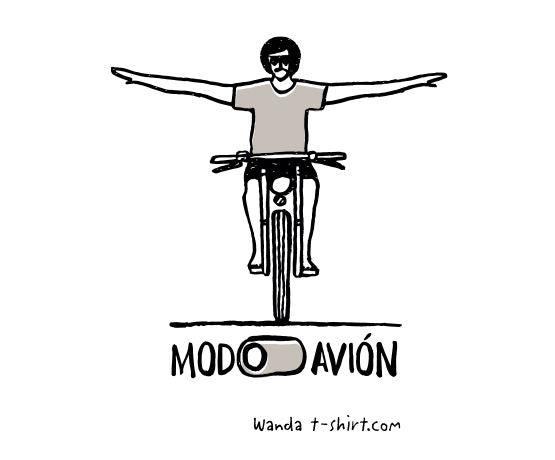 Camiseta Modo Avión Mostaza - Olokuti