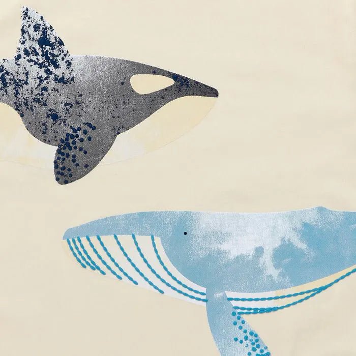 Camiseta OSWIN Ballenas Eggshell - Olokuti