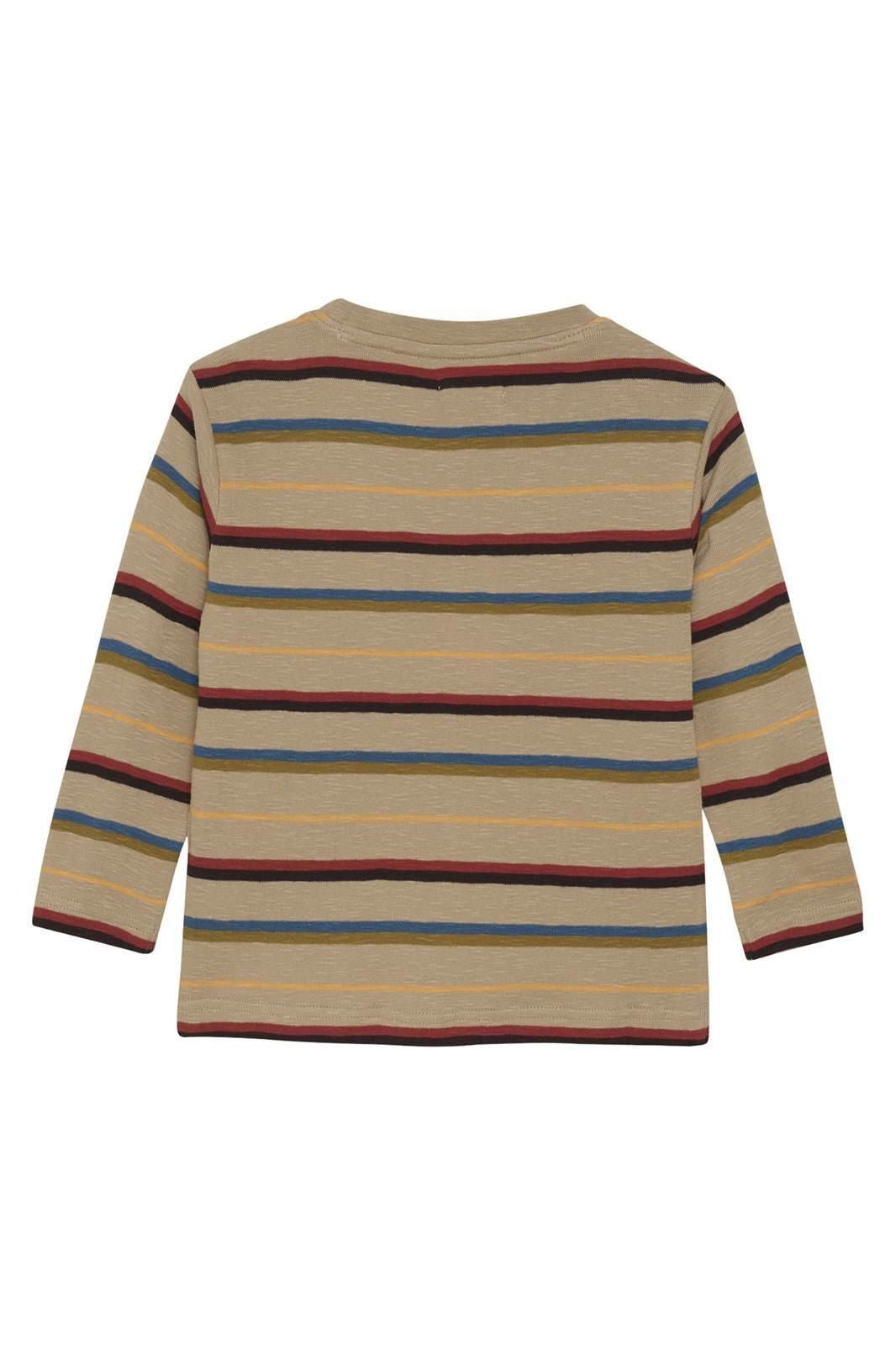 Camiseta Ranlo Rayas Sand/Nude - Olokuti