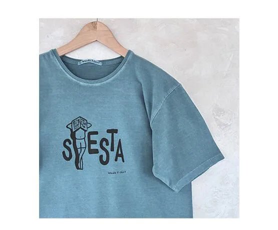 Camiseta Siesta Turquesa - Olokuti