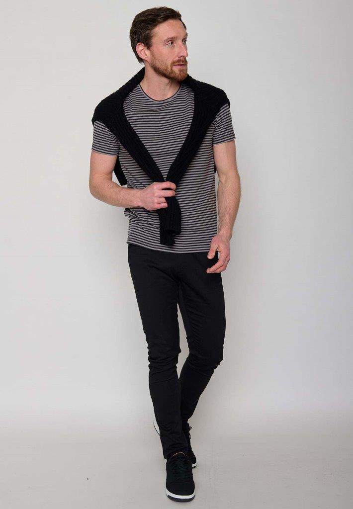 Camiseta Spice Rayas Grises - Olokuti