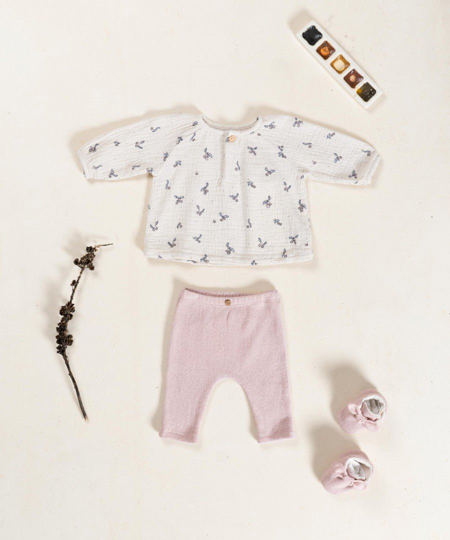 Camiseta Tejida estampada Pencil Madroños - Olokuti