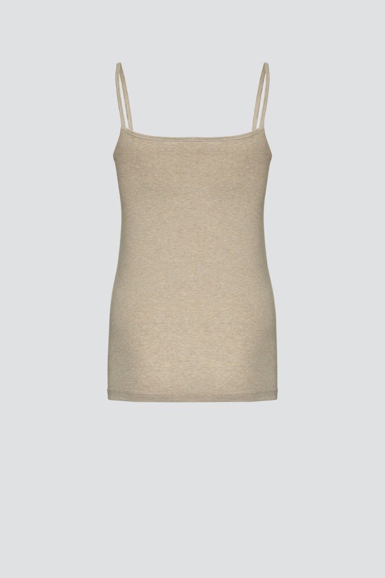 Camiseta Tirantes finos Beige mezcla - Olokuti