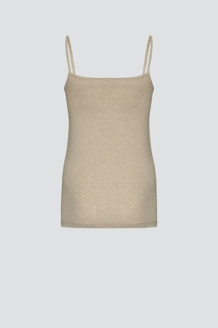 Camiseta Tirantes finos Beige mezcla - Olokuti