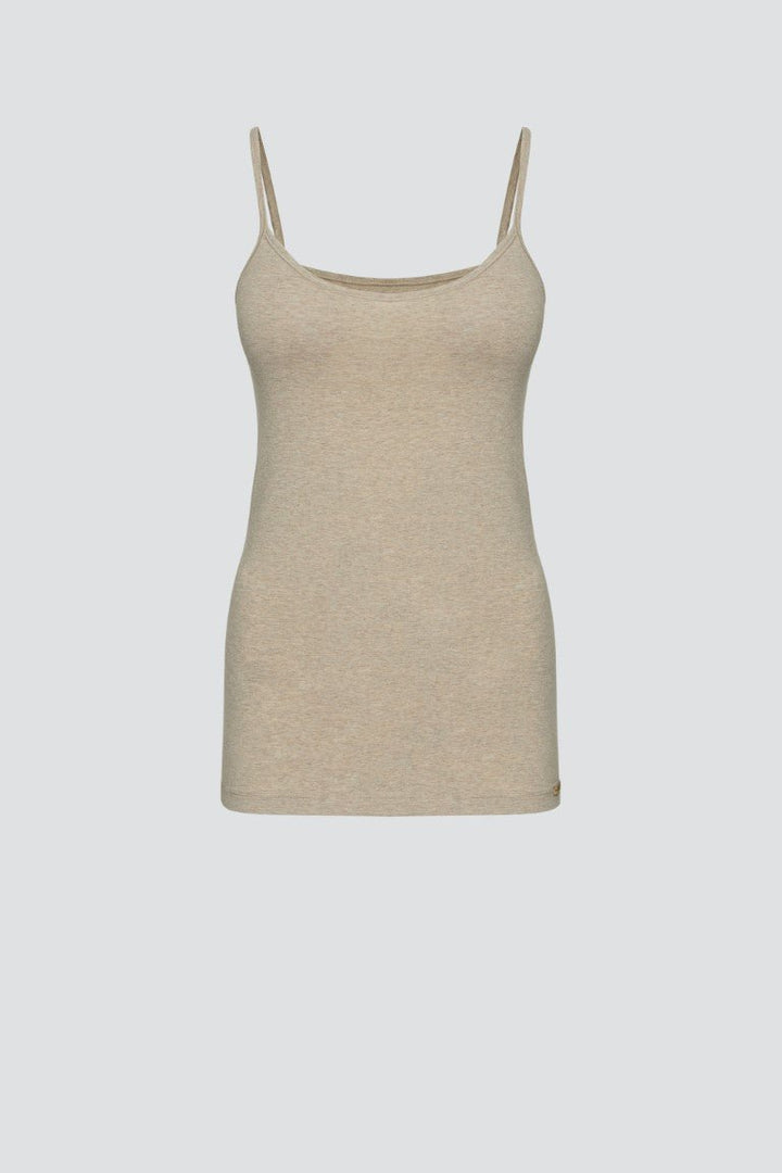 Camiseta Tirantes finos Beige mezcla - Olokuti