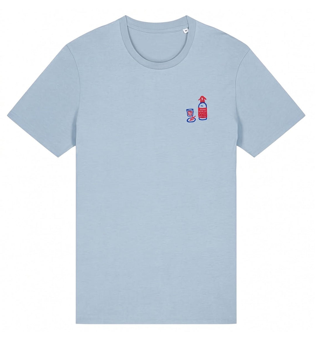 Camiseta Unisex Slow Life Style Sky blue - Olokuti