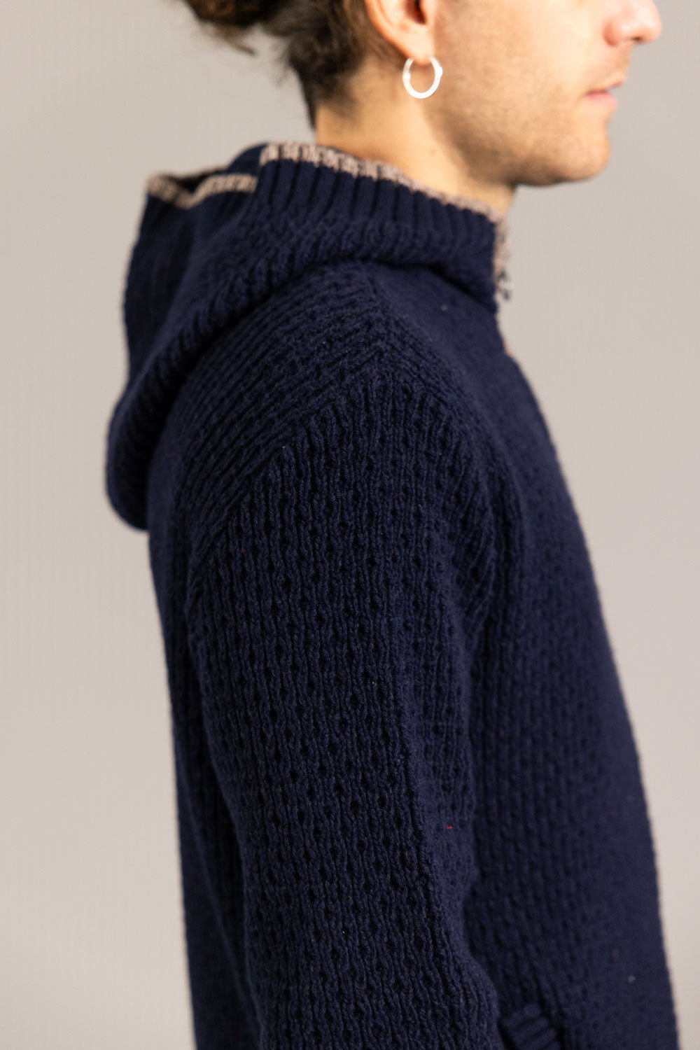 Chaqueta Capucha FENC Azul marino - Olokuti