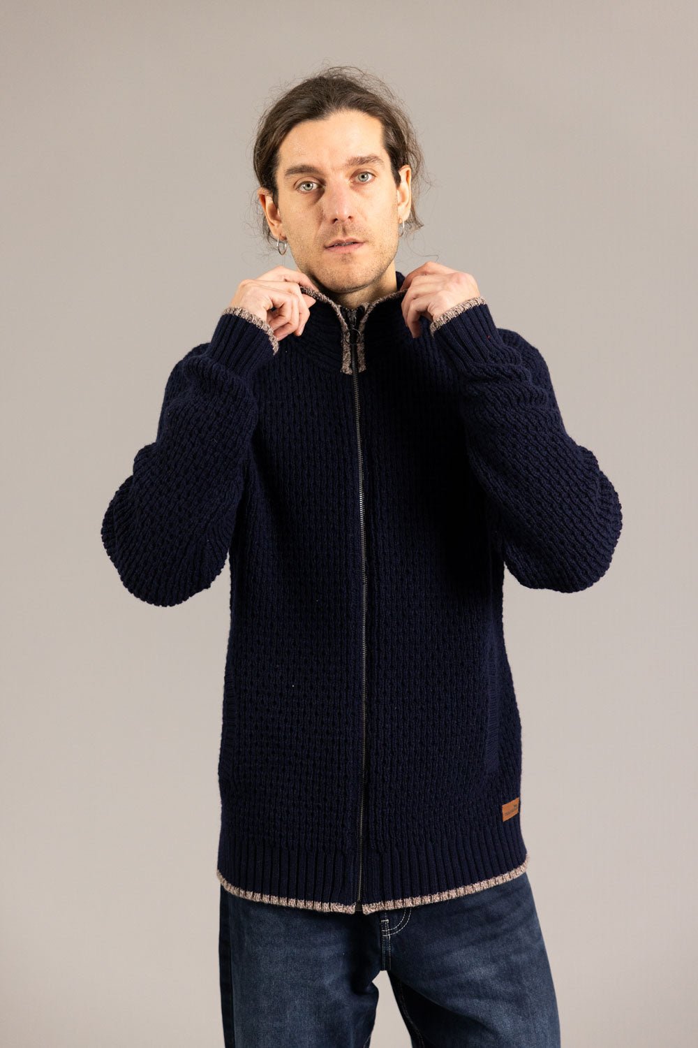 Chaqueta Capucha FENC Azul marino - Olokuti