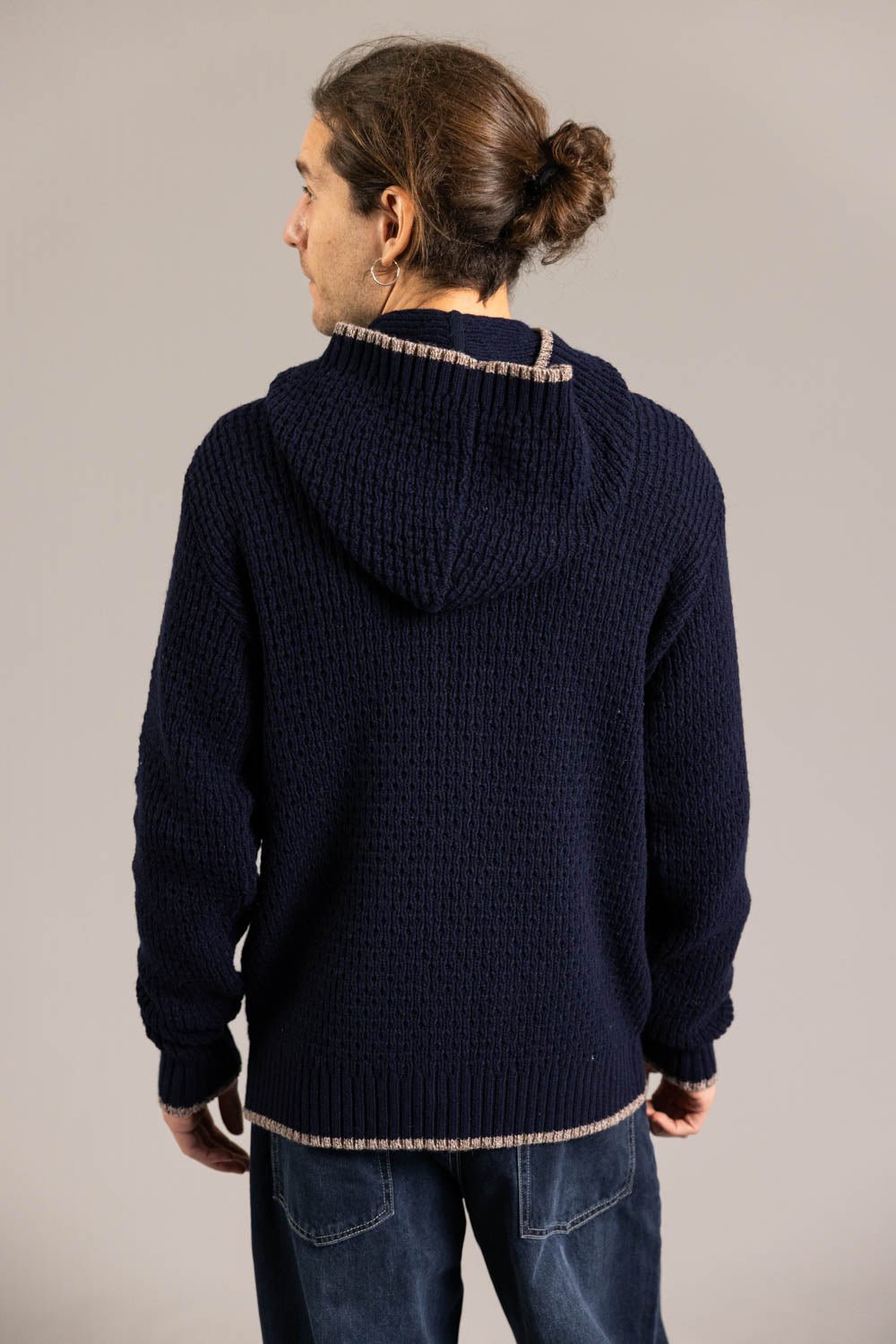 Chaqueta Capucha FENC Azul marino - Olokuti