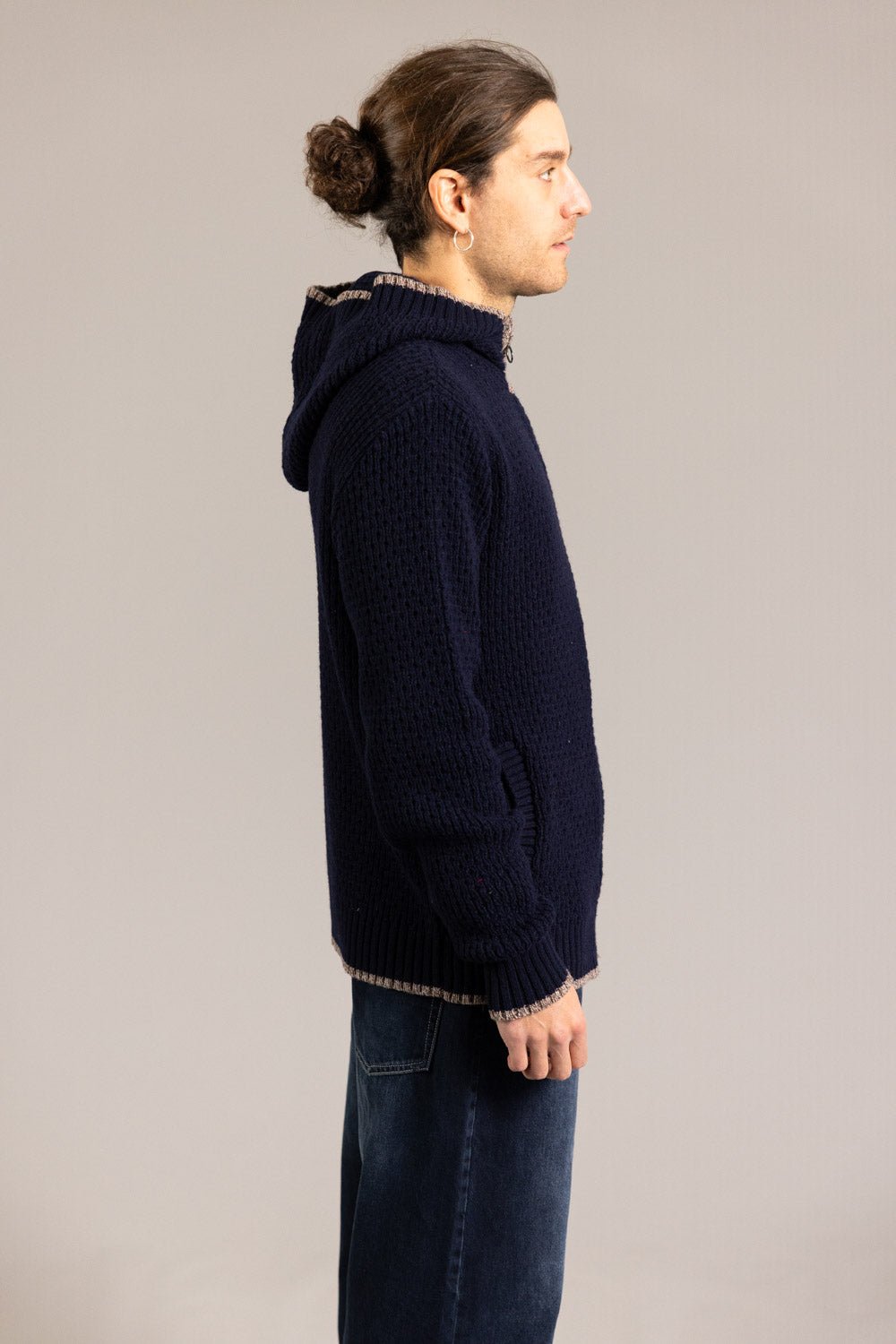 Chaqueta Capucha FENC Azul marino - Olokuti