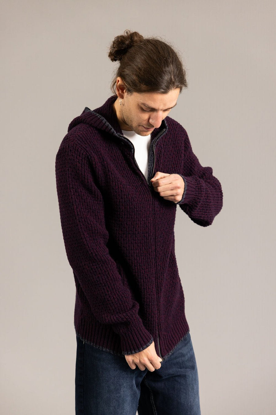 Chaqueta Capucha FENC Granate - Olokuti