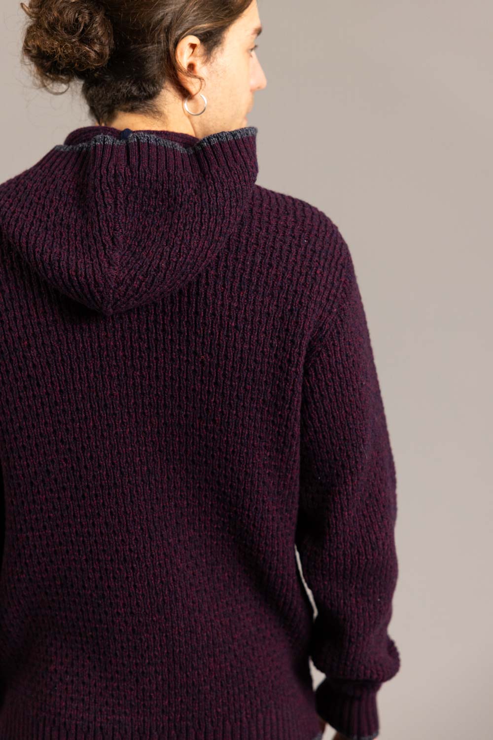 Chaqueta Capucha FENC Granate - Olokuti