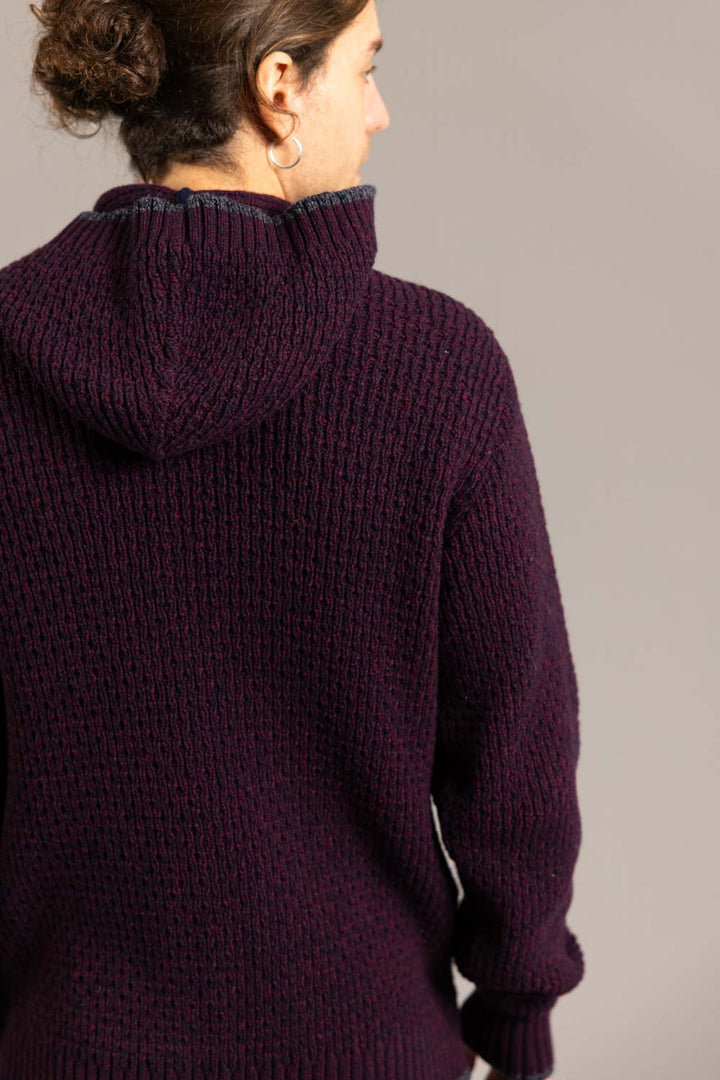 Chaqueta Capucha FENC Granate - Olokuti