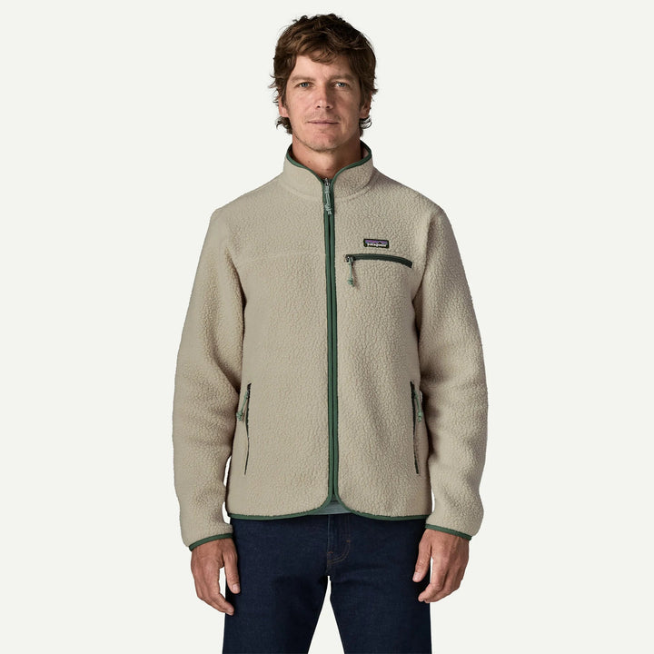 Chaqueta Retro Pile Jkt Pelican w/Canopy Green - Olokuti