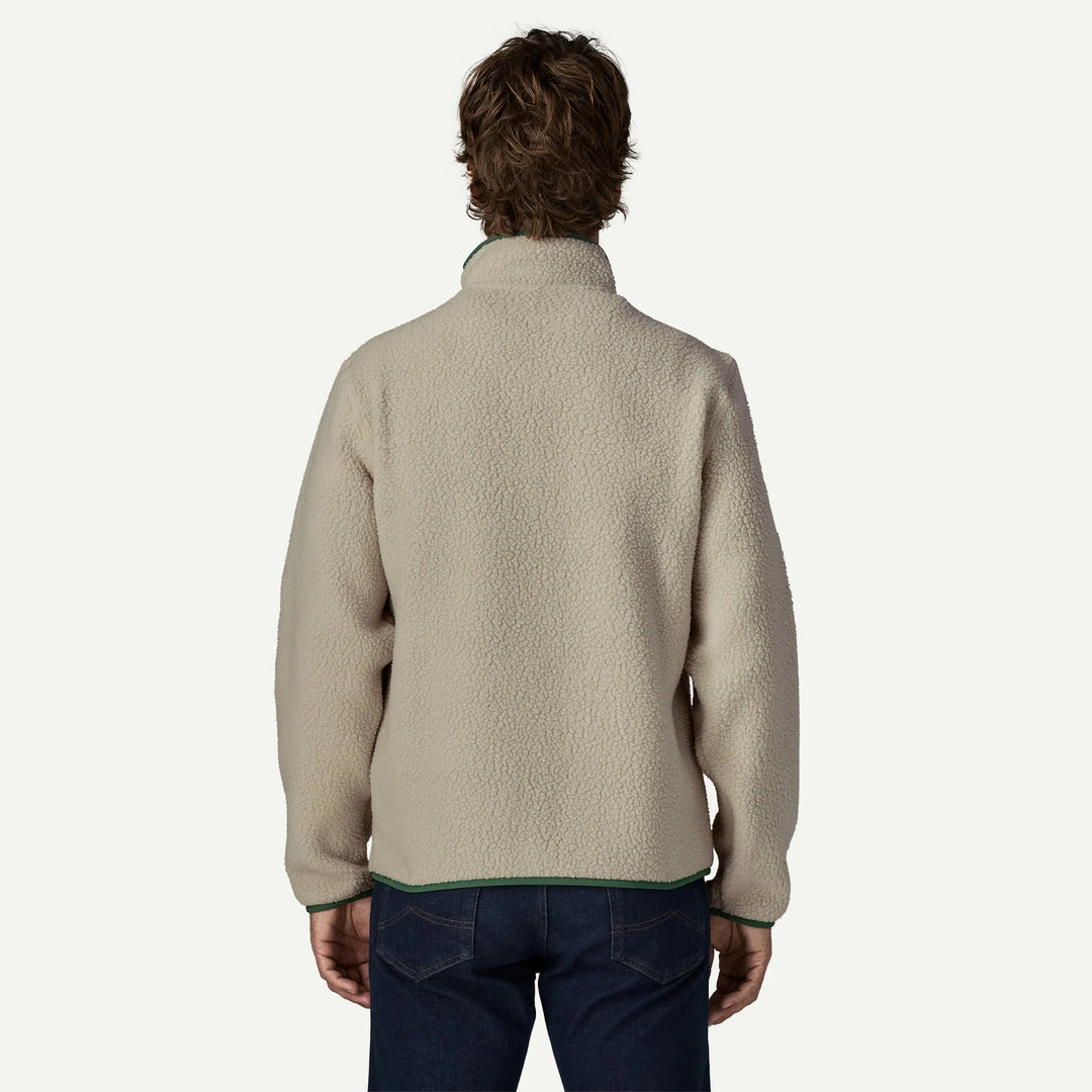 Chaqueta Retro Pile Jkt Pelican w/Canopy Green - Olokuti