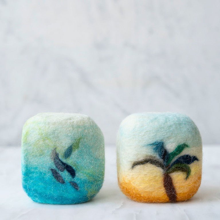 Dúo de jabones artesanales de lana Pécora - Olokuti