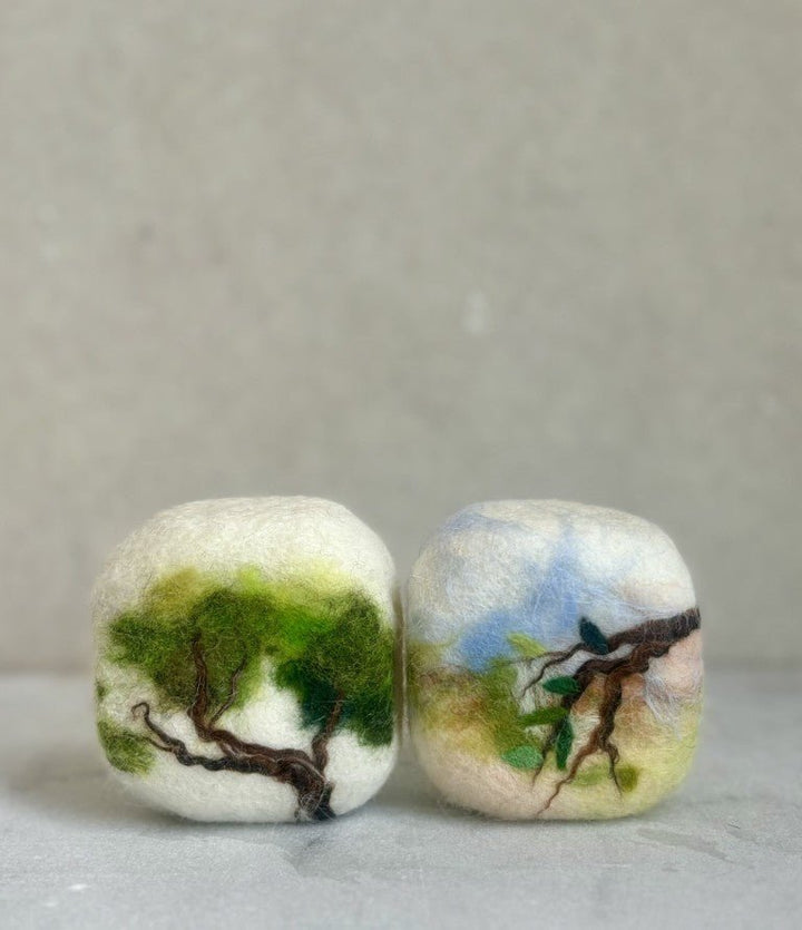 Dúo de jabones artesanales de lana Pécora - Olokuti