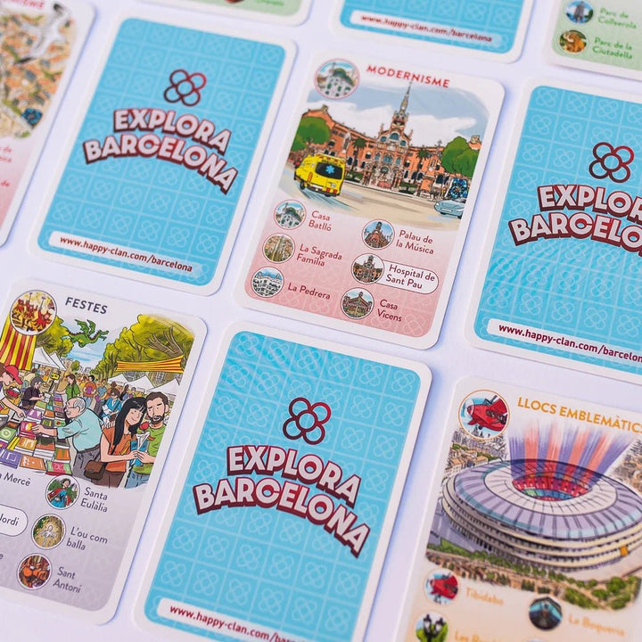 Explora Barcelona - El juego de las familias - Olokuti