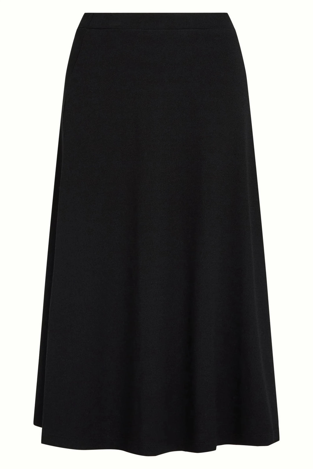 Falda Juno Milano Crepe Negro - Olokuti