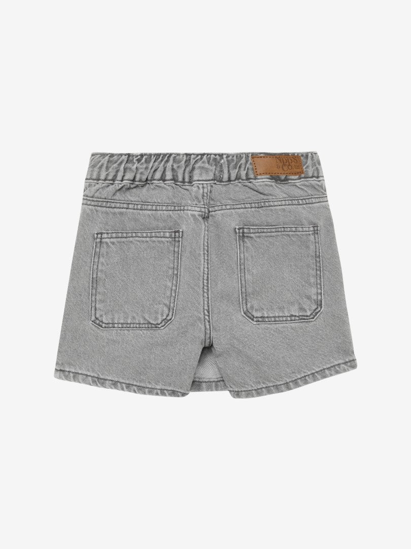 Falda - pantalón corto mini Light Grey Denim - Olokuti