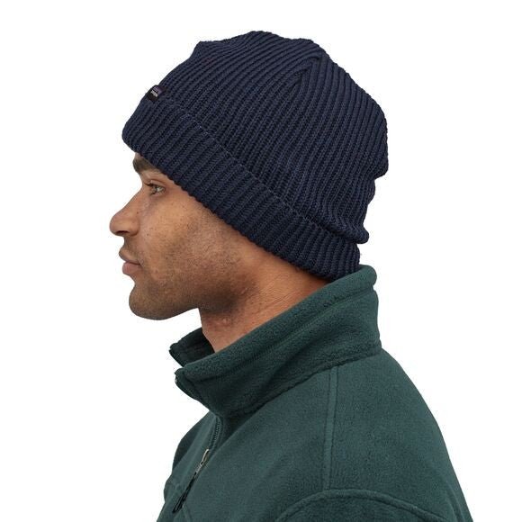Gorro Fishermans Rolled Beanie Navy Blue - Olokuti