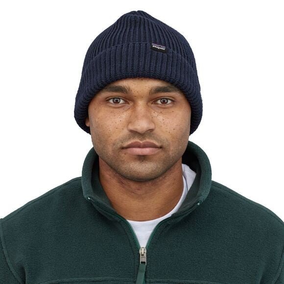 Gorro Fishermans Rolled Beanie Navy Blue - Olokuti