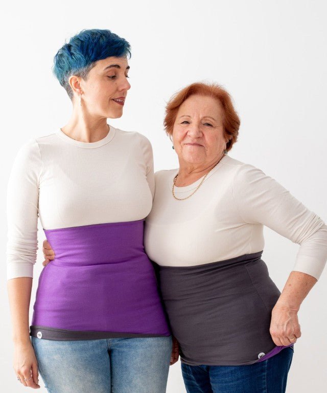 Haramaki adulto Reversible Plomo/Lila - Olokuti