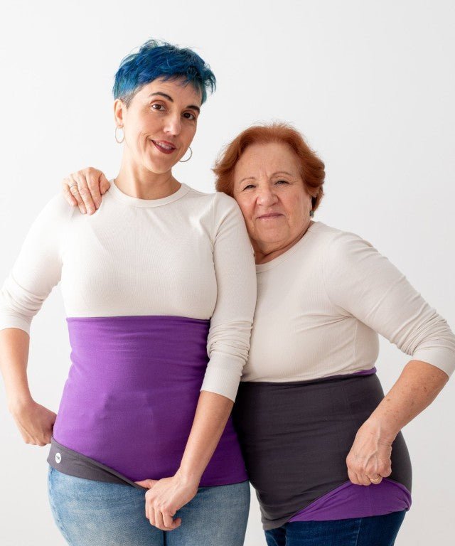 Haramaki adulto Reversible Plomo/Lila - Olokuti