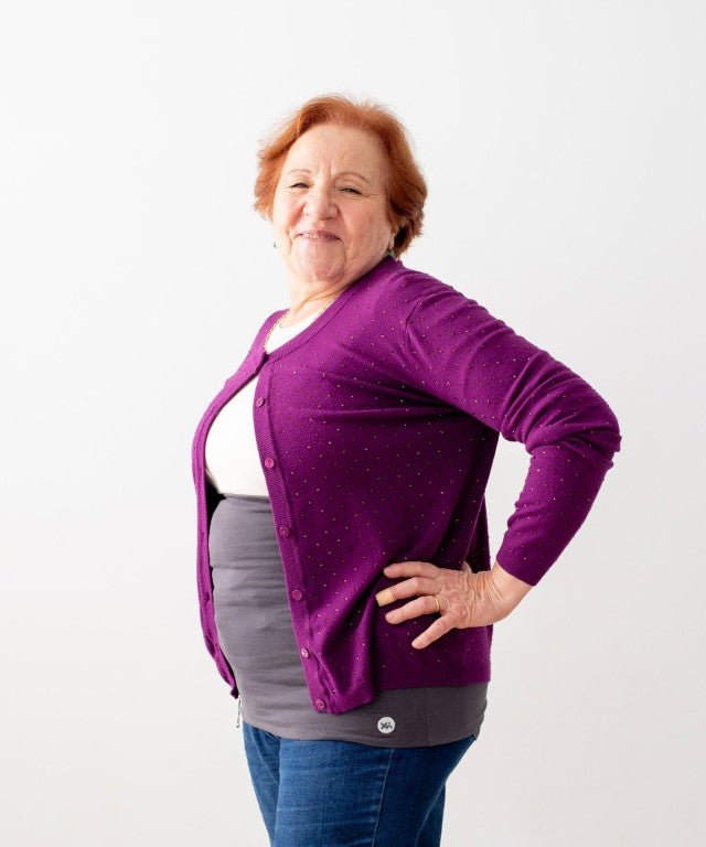 Haramaki adulto Reversible Plomo/Lila - Olokuti