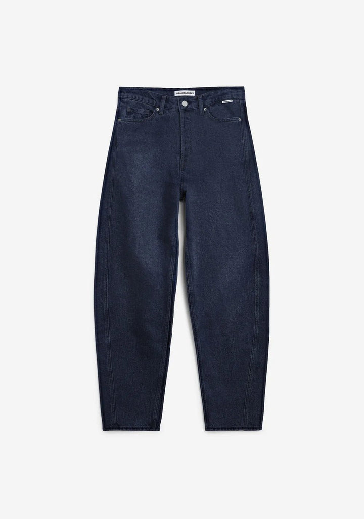 Jeans Barrel Leg Fit BAARLY HIGH WAIST BARREL JEAN Fluid ink - Olokuti