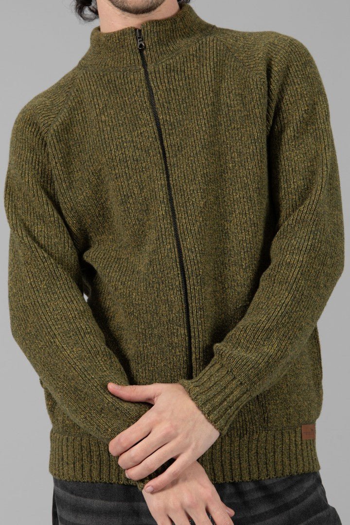 Jersey con cremallera Marcelinus Clásica Caqui - Olokuti