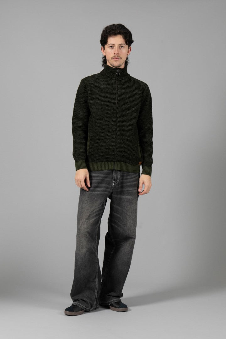 Jersey con cremallera NOGUER Caqui - Olokuti