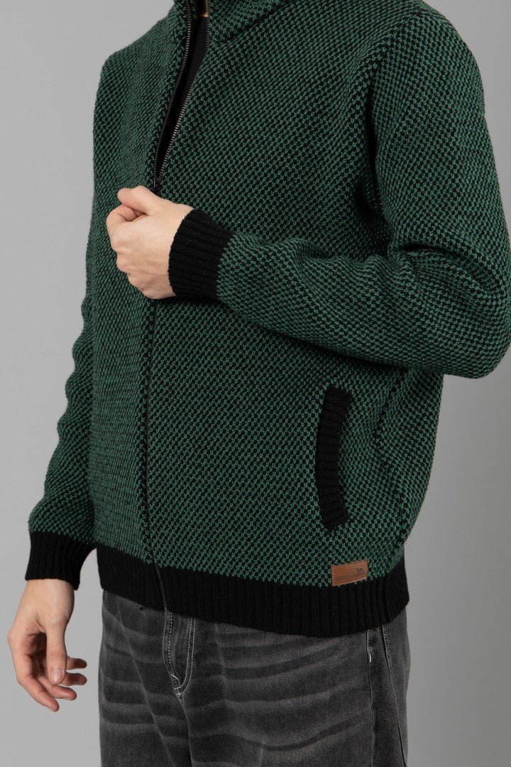 Jersey con cremallera NOGUER Verde - Olokuti