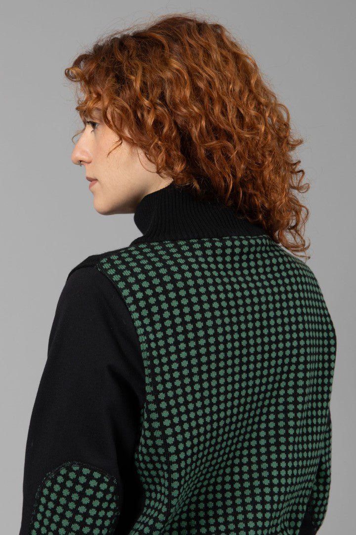 Jersey con cremallera NYORA Verde - Olokuti