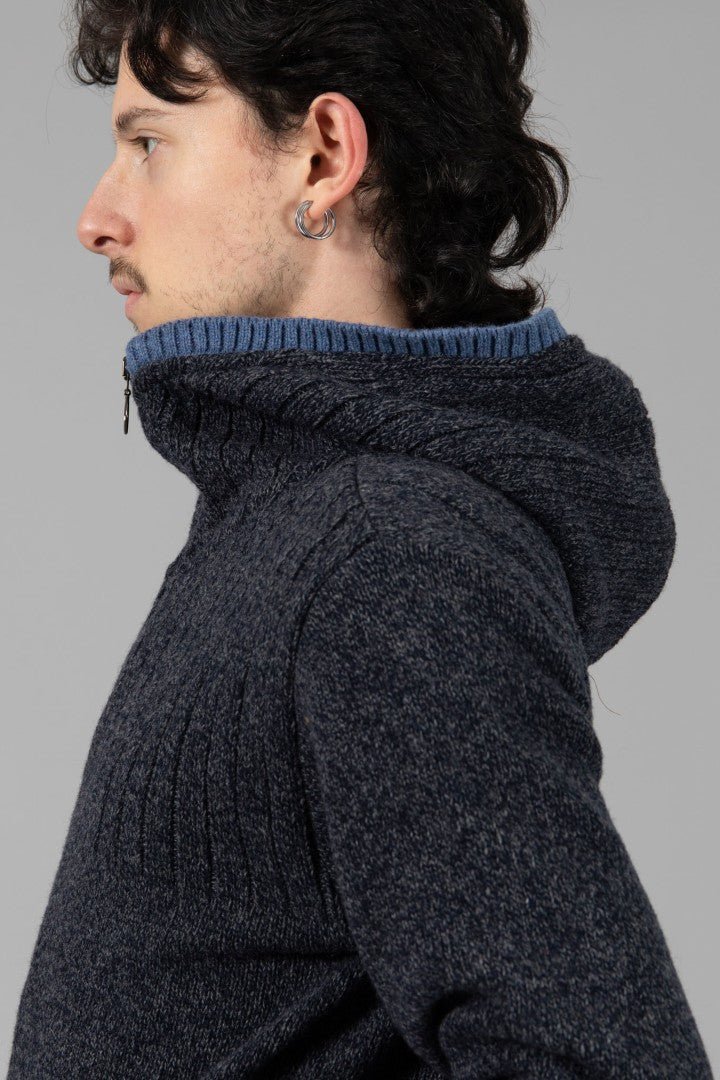 Jersey con cremallera REIG Gris - Olokuti