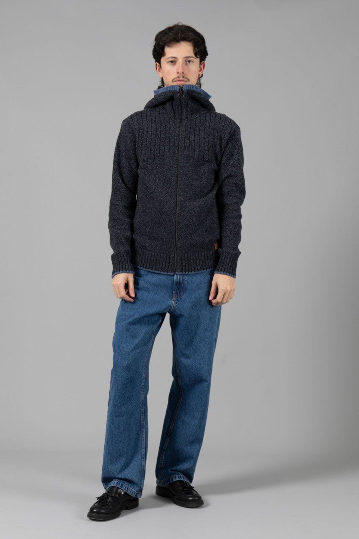 Jersey con cremallera REIG Gris - Olokuti