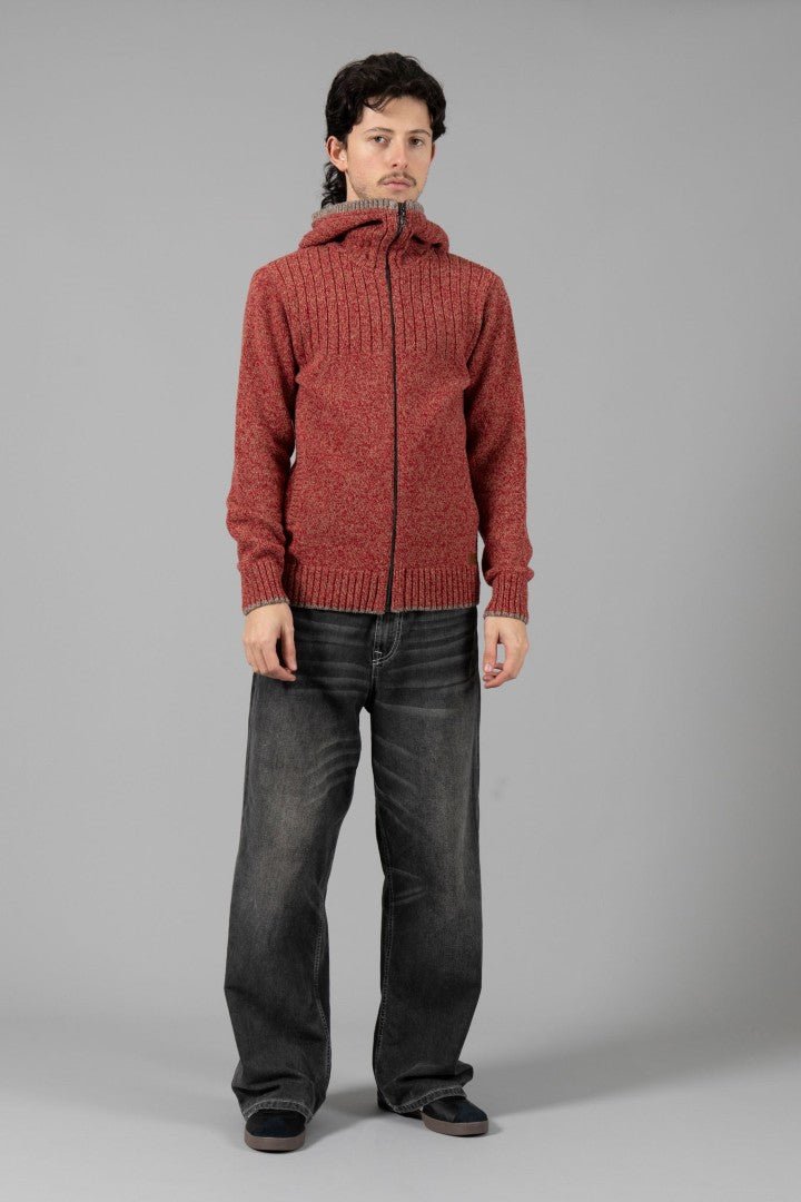 Jersey con cremallera REIG Rojo - Olokuti