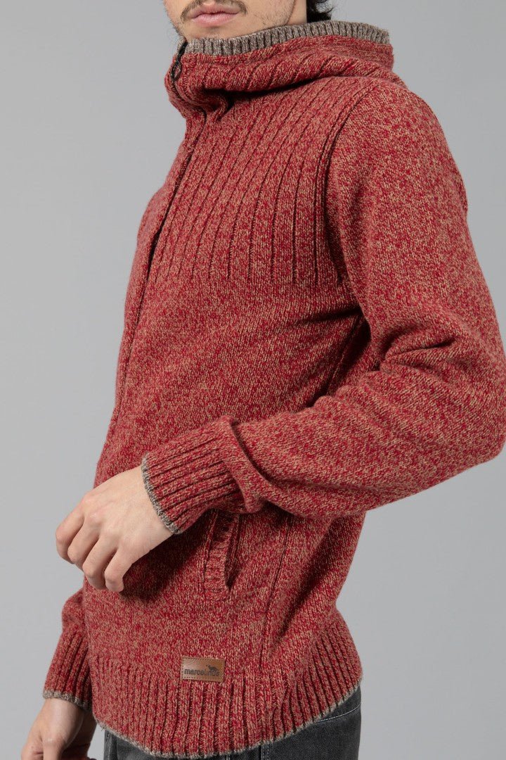 Jersey con cremallera REIG Rojo - Olokuti