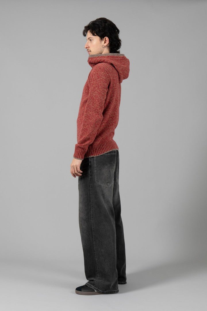 Jersey con cremallera REIG Rojo - Olokuti