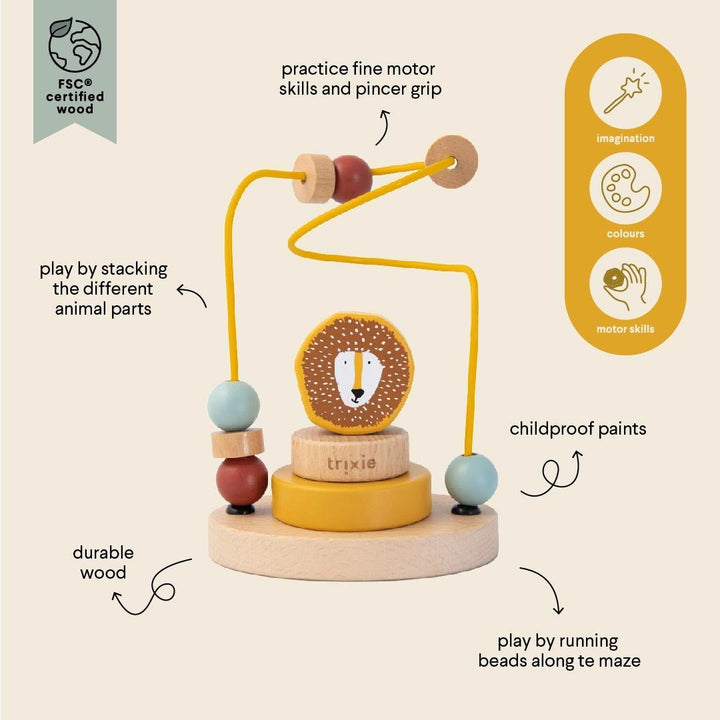 Laberinto de Cuentas de Madera - Olokuti