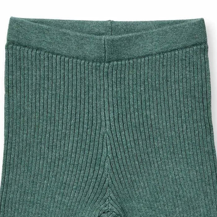 Leggings de punto YUMA Verde salvia oscuro - Olokuti