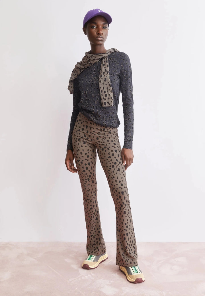 Leggings LEO REHMAA Walnut cream - Olokuti