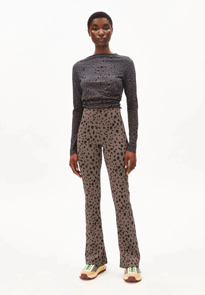 Leggings LEO REHMAA Walnut cream - Olokuti