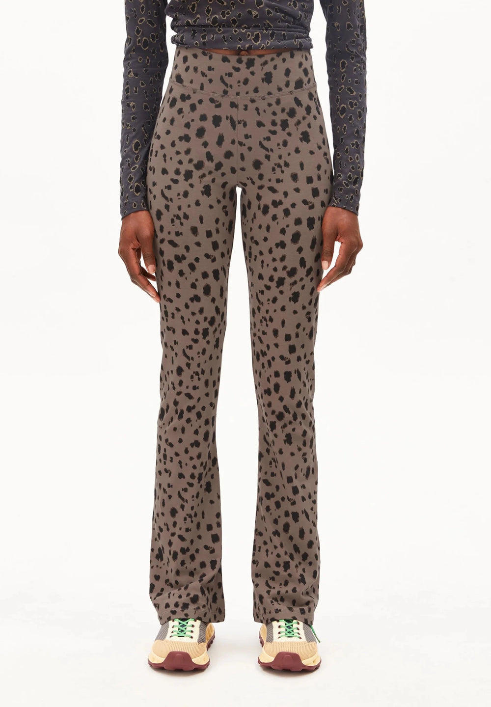 Leggings LEO REHMAA Walnut cream - Olokuti
